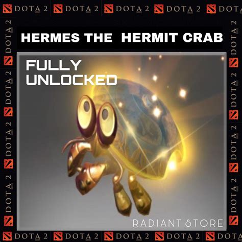 dota 2 ti7 courier hermes the hermit crab|5/4/17 .